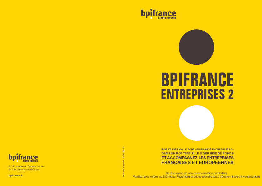 FCPR BPIFRANCE Entreprises 2 (FR0014006Q06)