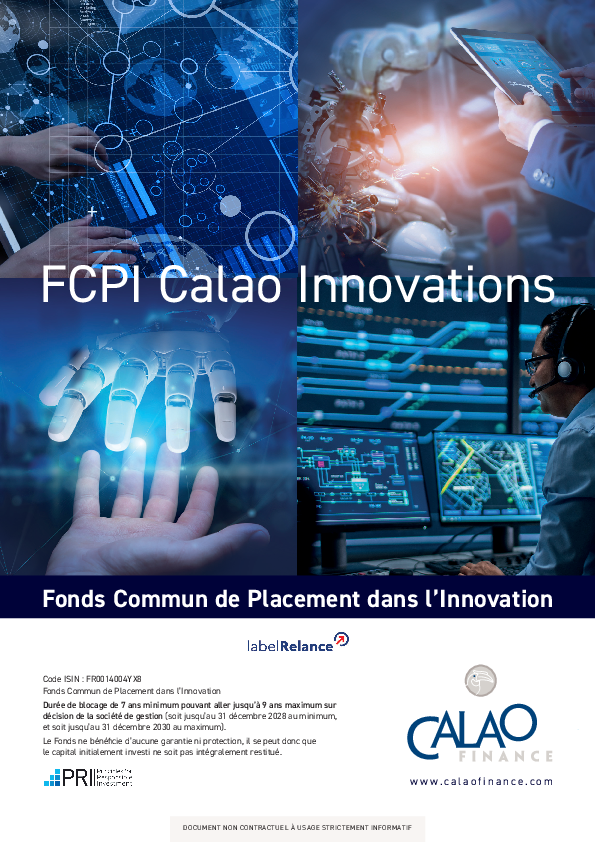 FCPI Calao Innovations - IR 2022 (FR0014004YX8)