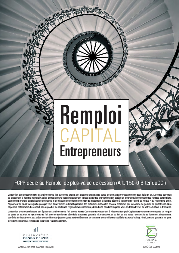 FCPR Remploi Capital Entrepreneurs (FR0013508892)